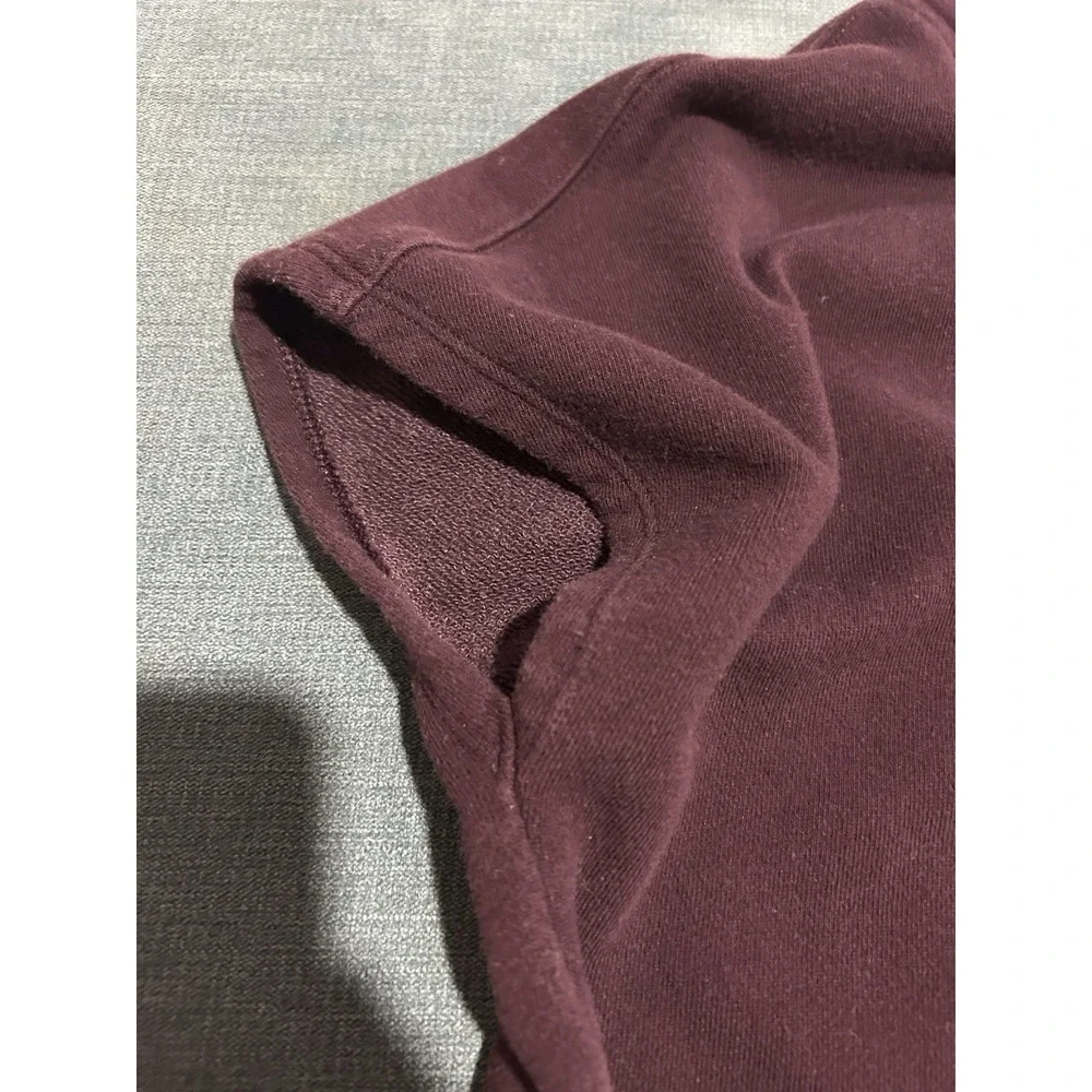Athleta Womens Size Small Sweatshirt Tie Front Casual Mini Dress Short Sleeve - Picture 7 of 9